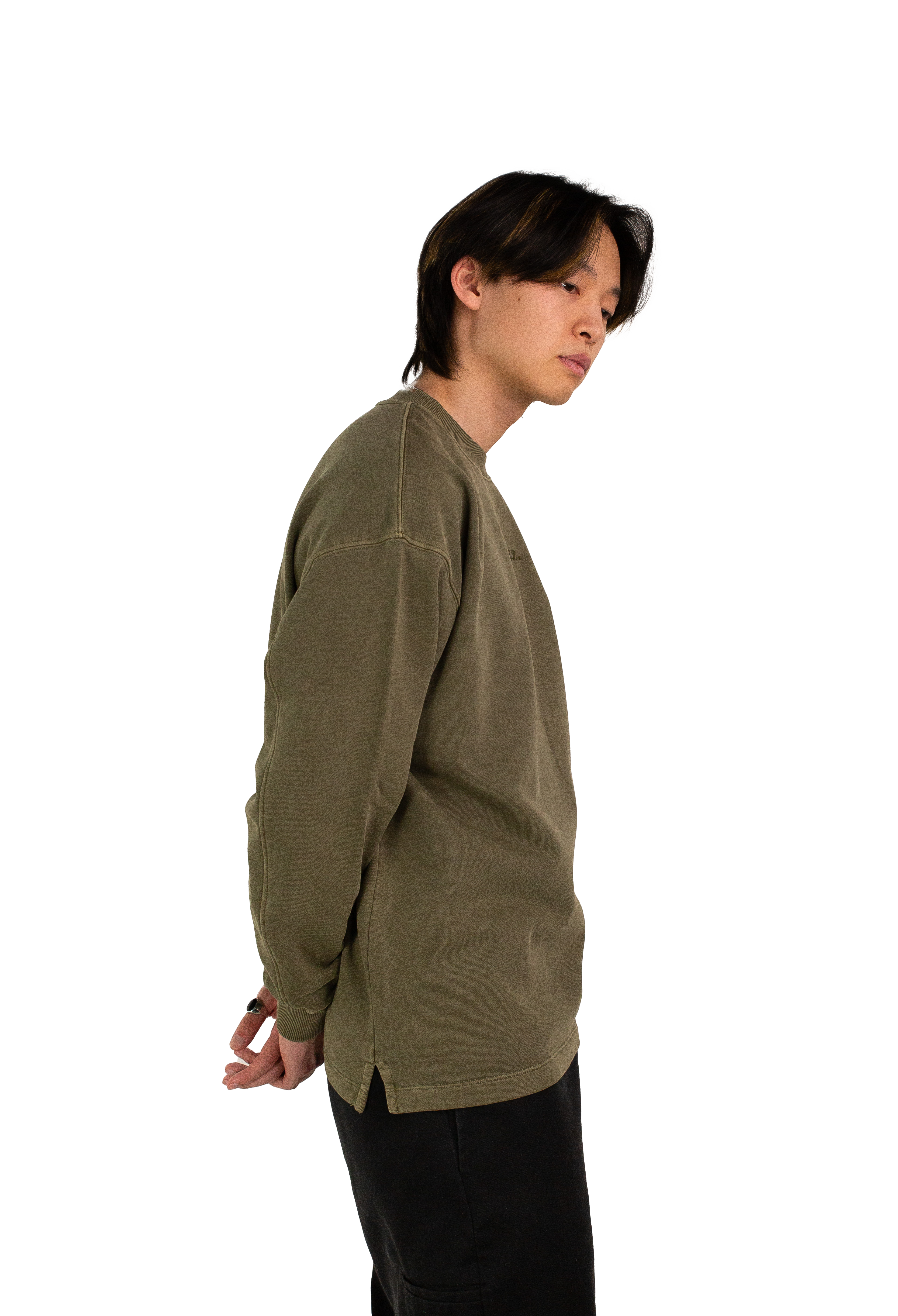 Oversized Crewneck: Moss XTZ APPAREL